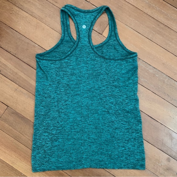 Lululemon Swiftly Tech Racerback Viridian Green/Blk - Picture 2 of 8